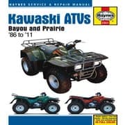 Tapa de Kawasaki BayouPrairie Automotive Repair Manual
            
                Haynes Automotive Repair Manuals