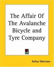 Tapa de The Affair Of The Avalanche Bicycle And Tyre Company