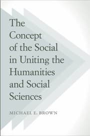 Tapa de Concept Of The Social In Uniting The Humanities And Social Sciences