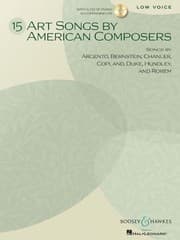 Tapa de 15 Art Songs By American Composers Songs