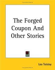 Tapa de The Forged Coupon and Other Stories