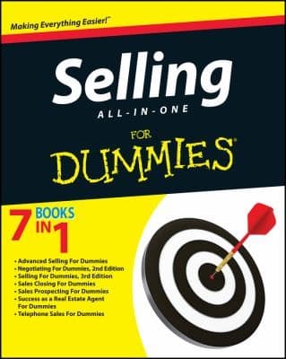Tapa de Selling Allinone For Dummies