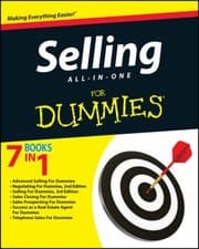 Tapa de Selling Allinone For Dummies