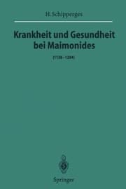 Tapa de Krankheit Und Gesundheit Bei Maimonides