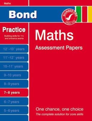 Tapa de Bond Maths Assessment Papers 78 Years