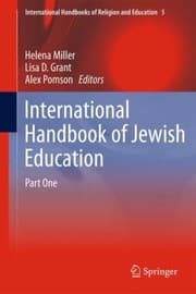 Tapa de International Handbook Of Jewish Education