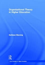 Tapa de Organizational Theory In Higher Education