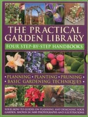 Tapa de The Practical Garden Library Four Stepbystep Handbooks