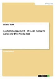 Tapa de Markenmanagement Dhl Im Konzern Deutsche Post World Net