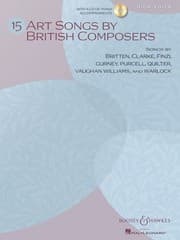 Tapa de 15 Art Songs By British Composers Songs
