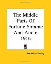 Tapa de The Middle Parts Of Fortune Somme And Ancre 1916