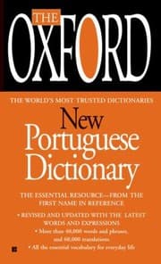 Tapa de The Oxford New Portuguese Dictionary Portugueseenglish