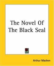 Tapa de The Novel Of The Black Seal