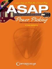 Tapa de ASAP Power Picking For Electric And Acoustic Guitar Learn How To Pick The Correct Way