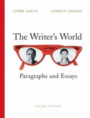 Tapa de The Writers World
            
                GaetzPhadke Developmental Writing
