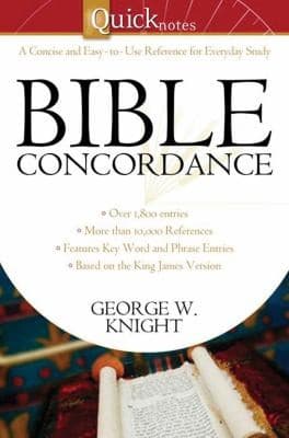 Tapa de Quicknotes Bible Concordance