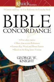 Tapa de Quicknotes Bible Concordance