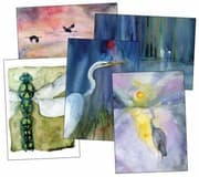Tapa de Classic Notecard Assortment
            
                Heron Dance Watercolor Notecards