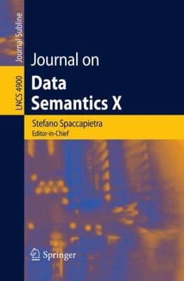 Tapa de Journal On Data Semantics X