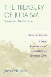 Tapa de The Treasury Of Judaism A New Collection And Translation Of Essential Texts