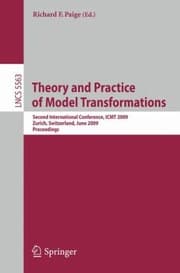 Tapa de Theory And Practice Of Model Transformations Second International Conference Proceedings