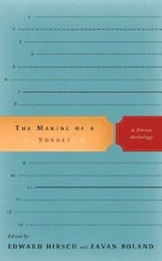 Tapa de The Making Of A Sonnet A Norton Anthology