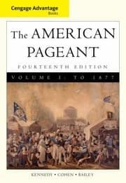 Tapa de The American Pageant A History Of The American People