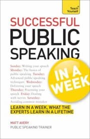 Tapa de Successful Public Speaking In A Week