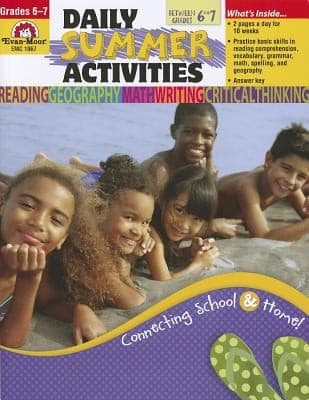 Tapa de Daily Summer Activities Between Grades 6 And 7