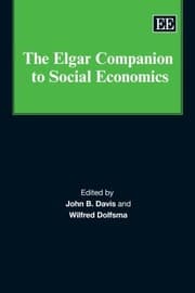 Tapa de The Elgar Companion To Social Economics