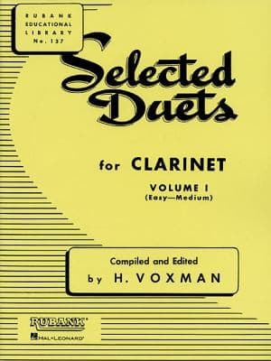Tapa de Selected Duets for Clarinet Volume I
            
                Rubank Educational Library