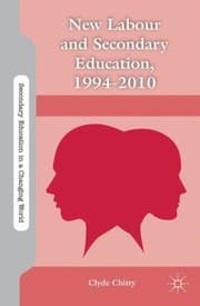 Tapa de New Labour And Secondary Education 19942010