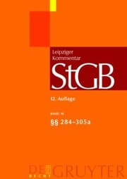 Tapa de Strafgesetzbuch Leipziger Kommentar Grokommentar