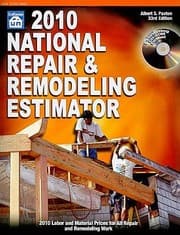 Tapa de 2010 National Repair Remodeling Estimator