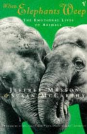 Tapa de When Elephants Weep : The Emotional Lives of Animals