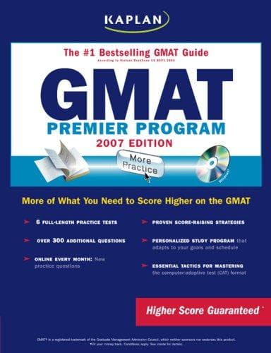 Tapa de Kaplan GMAT, 2007 Edition