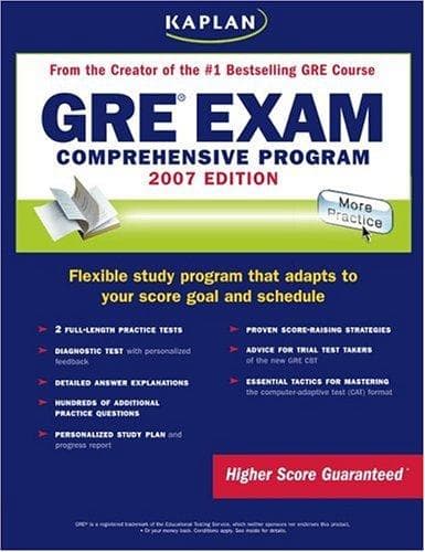 Tapa de Kaplan GRE Exam