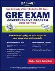 Tapa de Kaplan GRE Exam