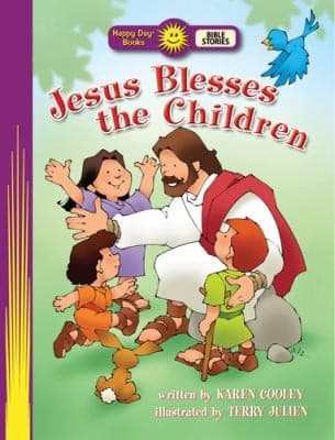 Tapa de Jesus Blesses The Children