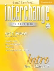 Tapa de Interchange Third Edition Full Contact Intro Part 1 Units 14
Interchange Third Edition