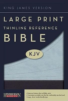 Tapa de Large Print Thinline Reference BibleKJV