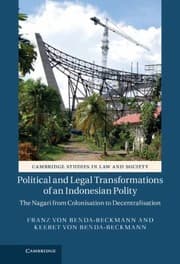 Tapa de Political And Legal Transformations Of An Indonesian Polity The Nagari From Colonisation To Decentralisation