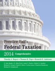 Tapa de Prentice Halls Federal Taxation 2014 Comprehensive