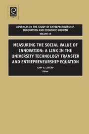 Tapa de Measuring the Social Value of Innovation
Advances in the Study of Entrepreneurship Innovation Economy Hardcover
