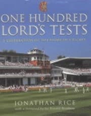 Tapa de One Hundred Lords Tests A Celebration Of The Home Of Cricket