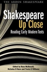Tapa de Shakespeare Up Close Reading Early Modern Texts