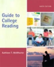 Tapa de Guide To College Reading New Myreadinglab With Pearson Etext