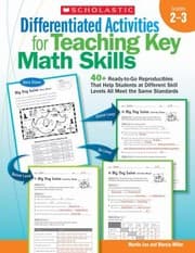 Tapa de Differentiated Activities For Teaching Key Math Skills 40 Readytogo Reproducibles That Help Students At Different Skill Levels All Meet The Same Standards
