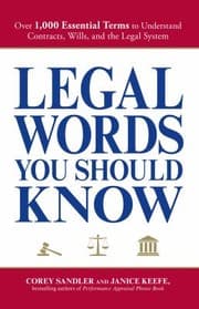 Tapa de Legal Words You Should Know Over 1000 Essential Terms To Understand Contracts Wills And The Legal System