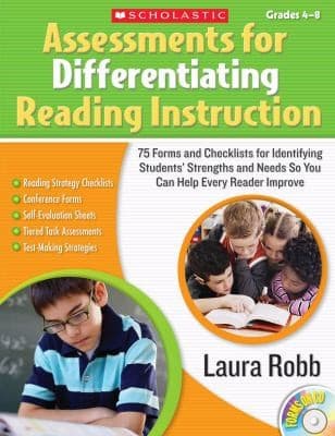 Tapa de Assessments For Differentiating Reading Instruction 100 Forms And Checklists For Identifying Students Strengths And Needs So You Can Help Every Reader Grow